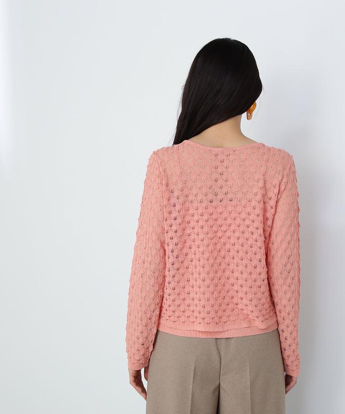 セール 50%OFF】透かし編みニットアンサンブル(506000986
