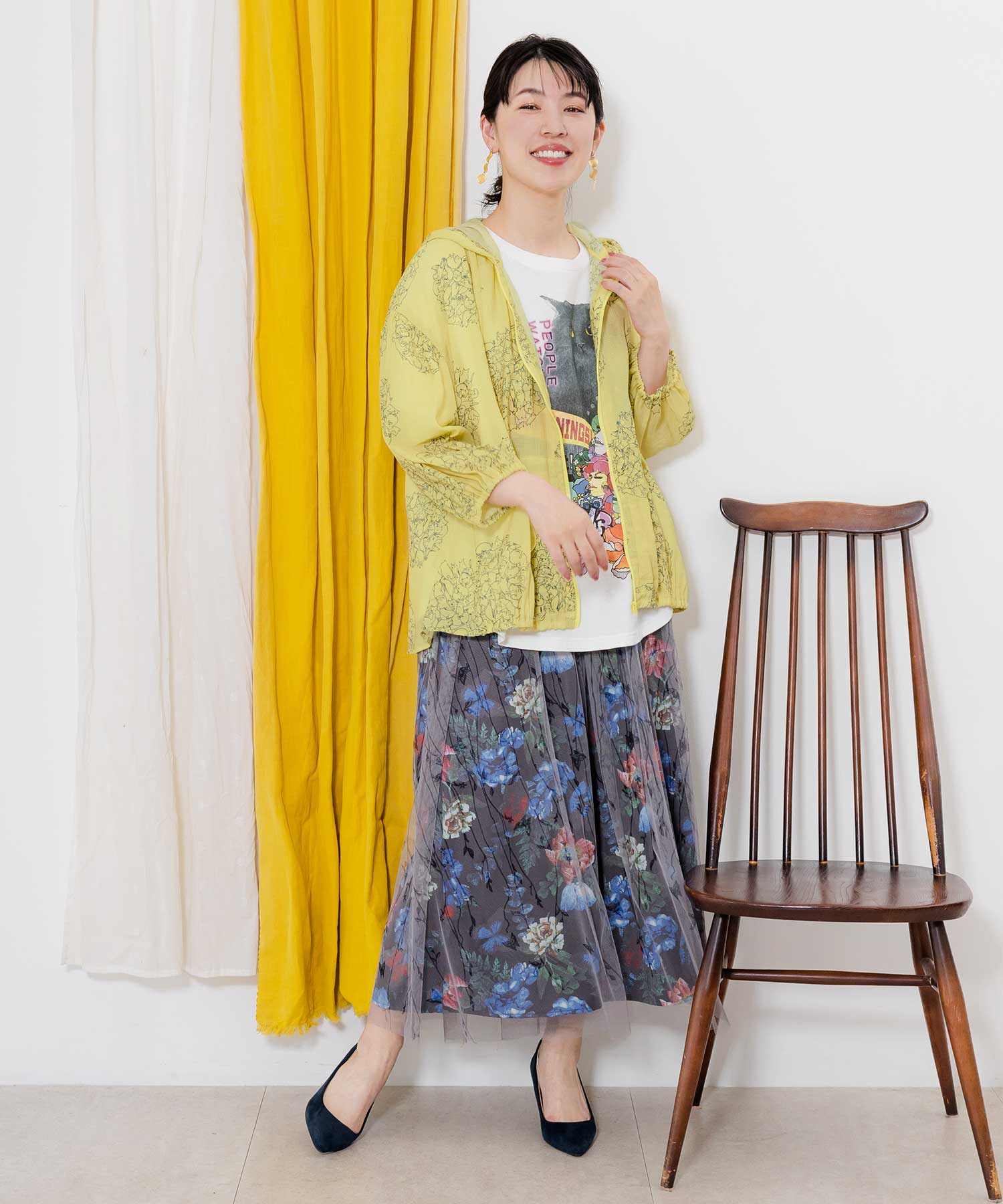 セール】スカラー ScoLar 花柄コラージュorネコドット 2柄展開