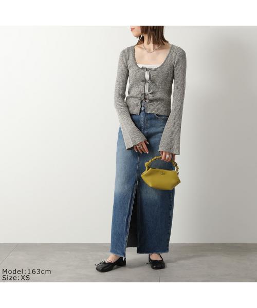 MAISON SPECIAL - 【GANNI ガニー】Sparkle denim top  デニム　ビスチェ GANNI Sparkle Denim Top in Vanilla Ice | endource