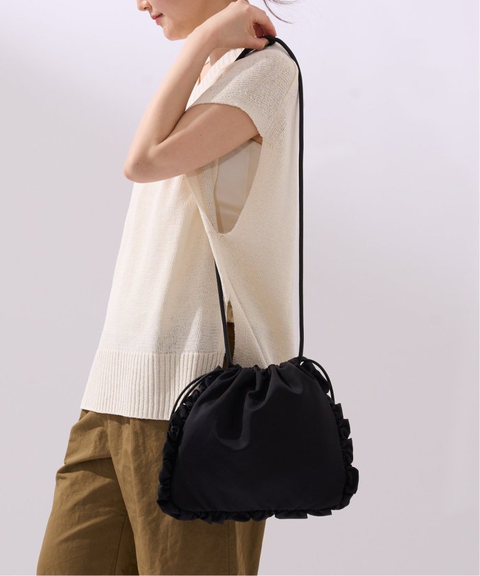 【ALLA HOLLON】TARTE ナイロンフリルショルダー mm6509-02_1.jpg