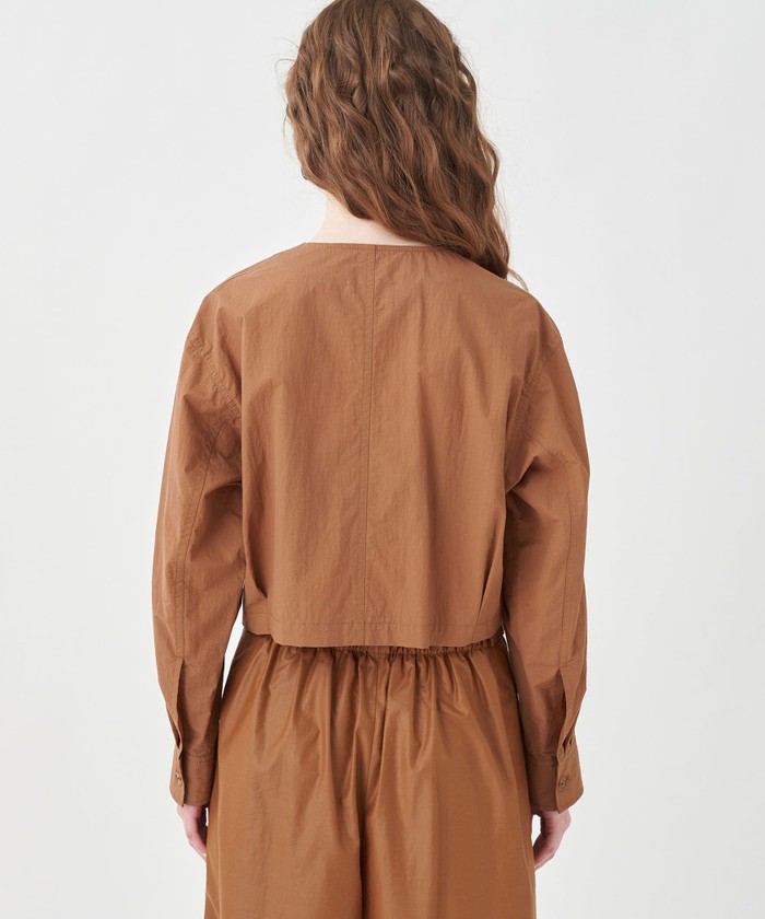 クーポン】【セール 40%OFF】コットンナイロンワッシャー クルー