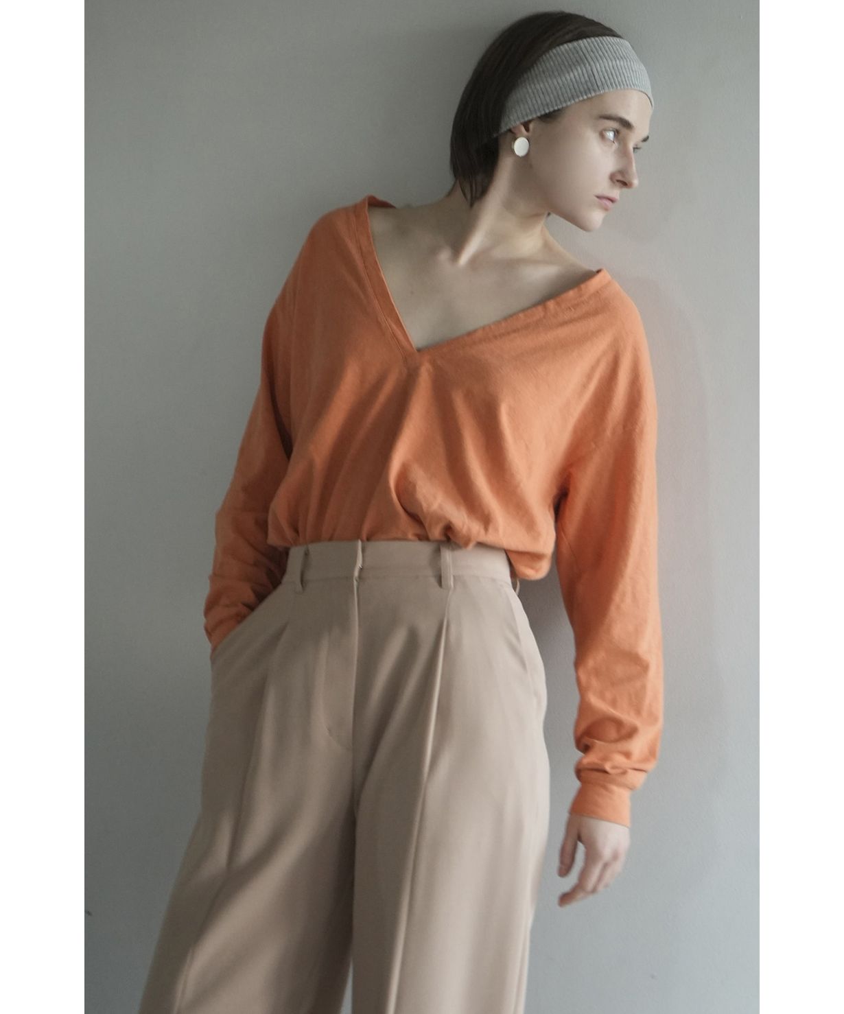DEEP V NECK TOPS(506005328) | クラネ(CLANE) - d fashion