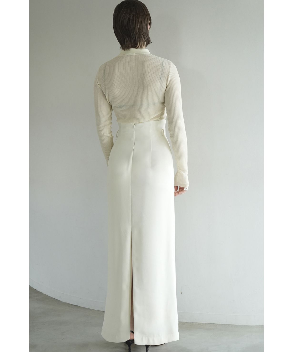 セール】SHEER RIB KNIT SHIRT(506005330) | クラネ(CLANE) - d セール】SHEER RIB KNIT SHIRT(506005330) | クラネ(CLANE) - d