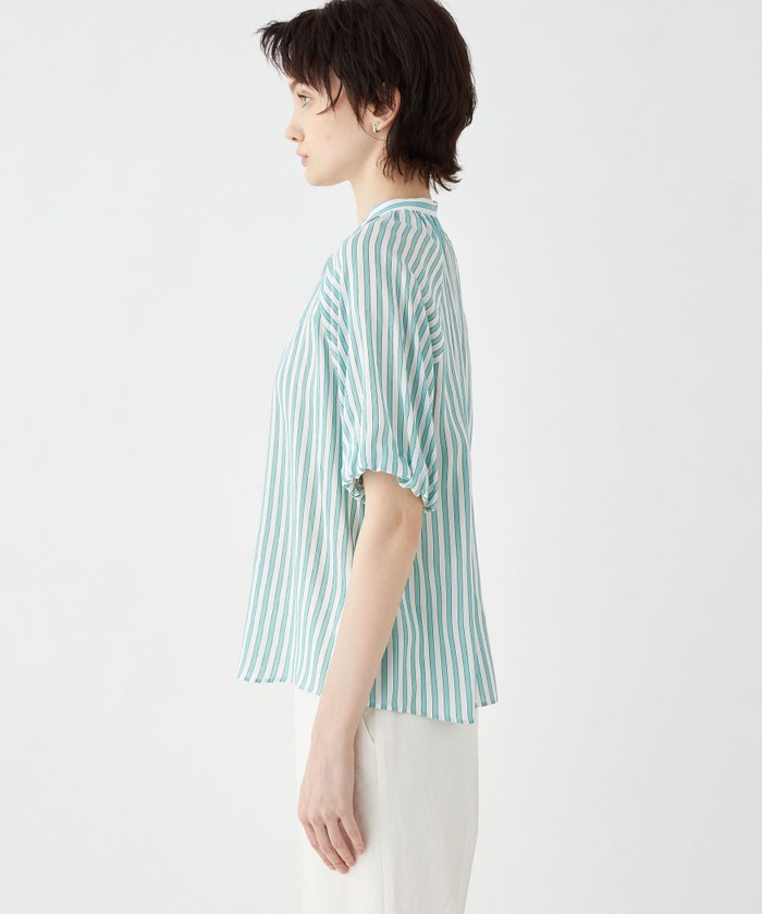 TOMORROW LAND★新品★トラックストライプ パフスリーブブラウス クーポン】【セール 40%OFF】トラックストライプ パフスリーブ