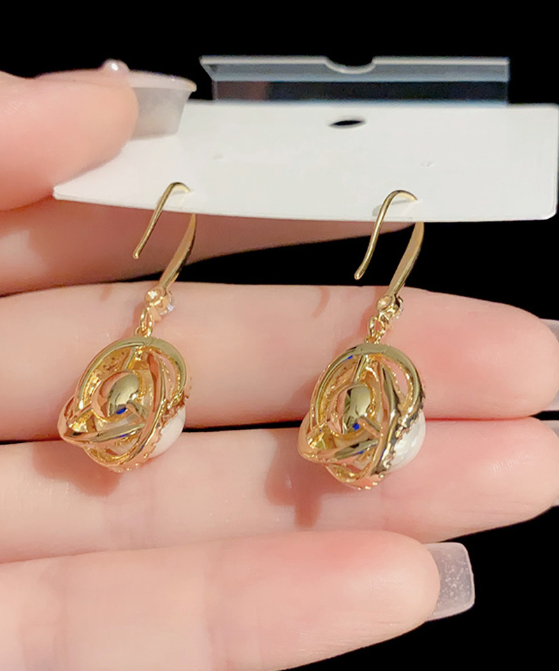 【DECOLOVE】タイガーリリーピアス 大人ゴージャス ショッピングゴー shoppinggo ピアス パール ロングピアス