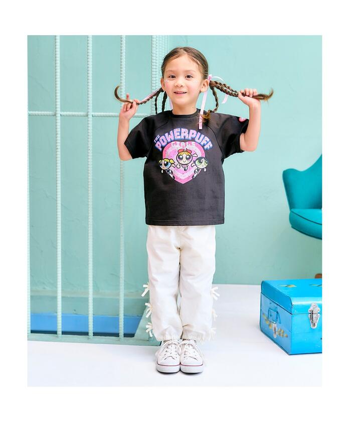 aone4sureパワーパフガールズ フレアパンツ AONE4SURE The Powerpuff Girls Pink Pants