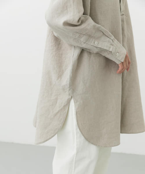 リネンチュニックシャツ(505844533) | かぐれ(KAGURE) - d fashion リネンチュニックシャツ(505844533) | かぐれ(KAGURE) - d fashion