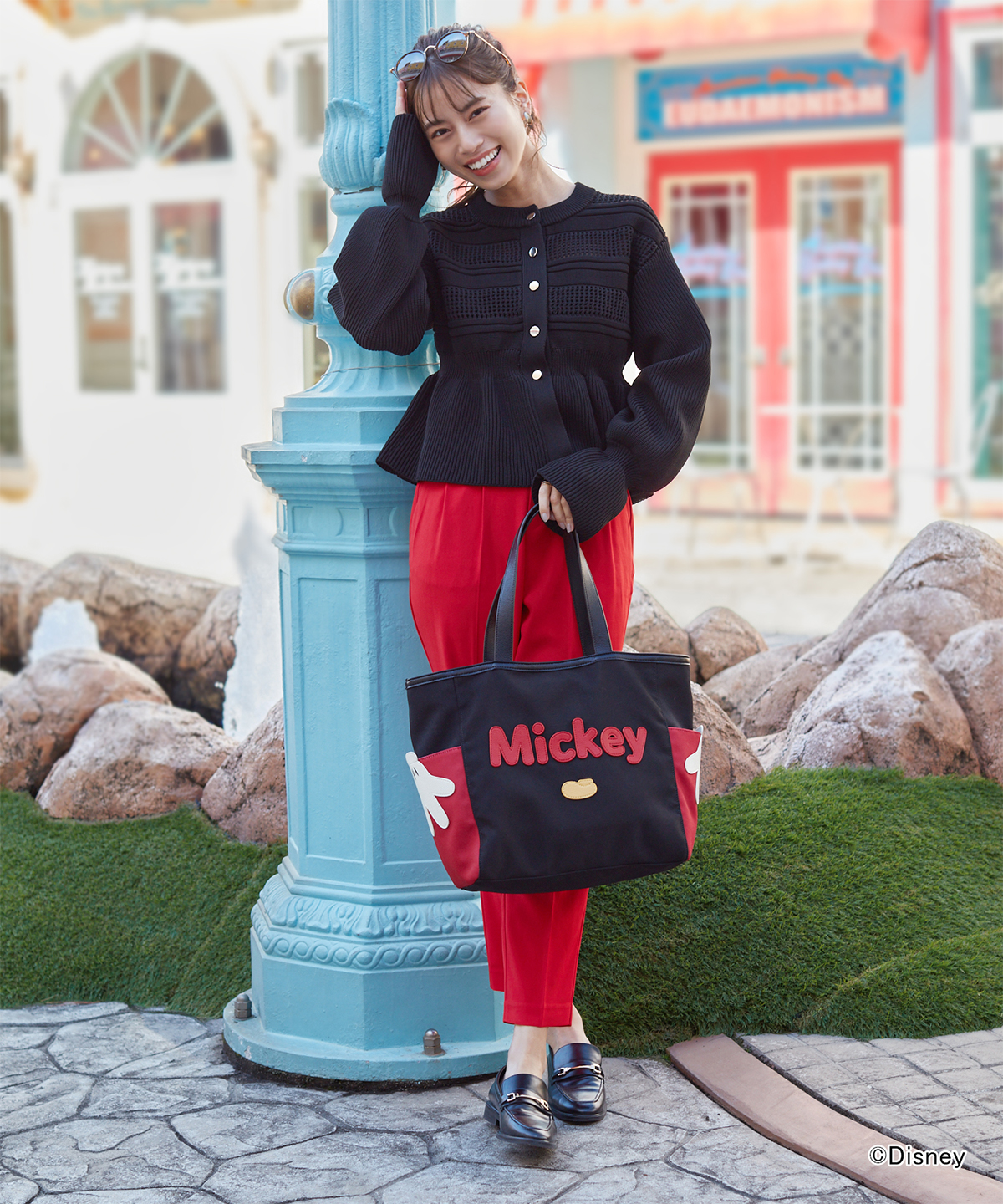 Disney Collection 「ミッキーマウス」トートバッグ(505979219 Disney Collection 「ミッキーマウス」トートバッグ(505979219