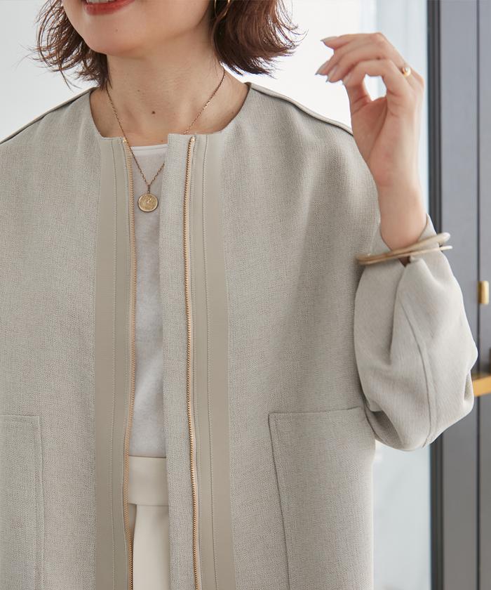 セール】イネド INED 《大きいサイズ》きれいめモードの上品