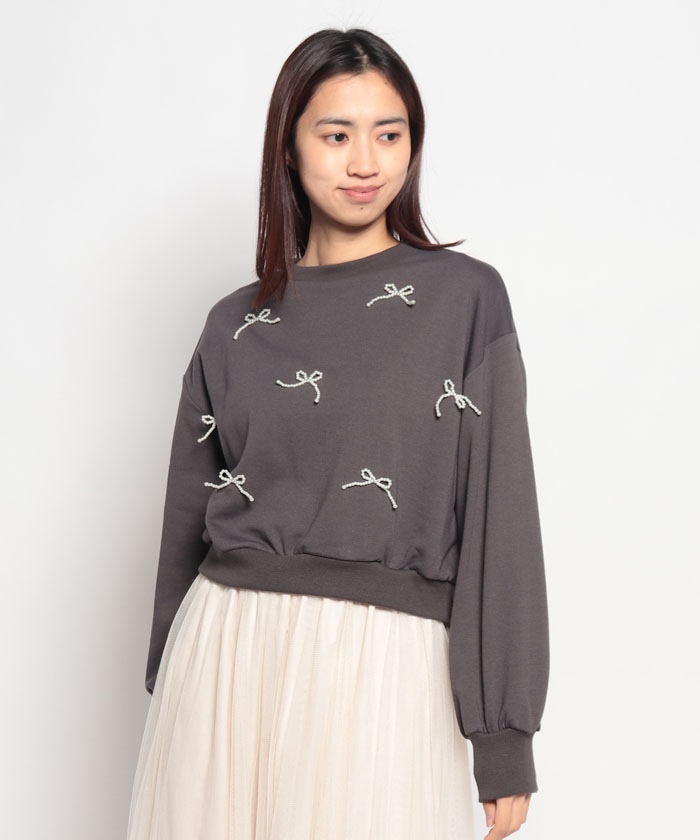 OLIVE des OLIVE リボンエコダウン　ブラック SNSで話題の！/完売カラー再販開始】リボンエコダウン | OLIVE
