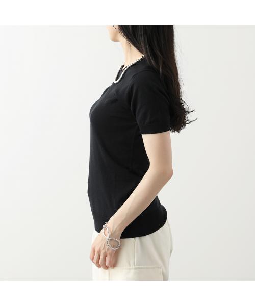 レディース ジョンスメドレー バックボタン クルーネックTシャツ