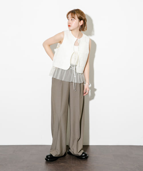 ケイシ―レースカラーベスト JILL STUART（ジルスチュアート）の「◇ケイシ―レースカラー