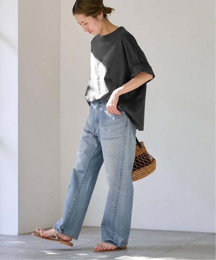 セール 30%OFF】≪追加≫FRAMeWORK MADE BY J ワイドジーンズ