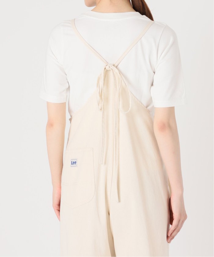 試着のみ　アイボリー完売LEE /リー SLOBE別注 キャミソールサロペット WEB限定》【LEE /リー】SLOBE別注 キャミソールサロペット