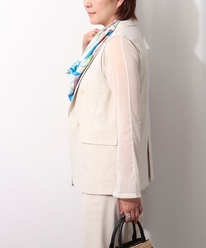 セール 30%OFF】【manipuri/マニプリ】シルクプリントスカーフ65