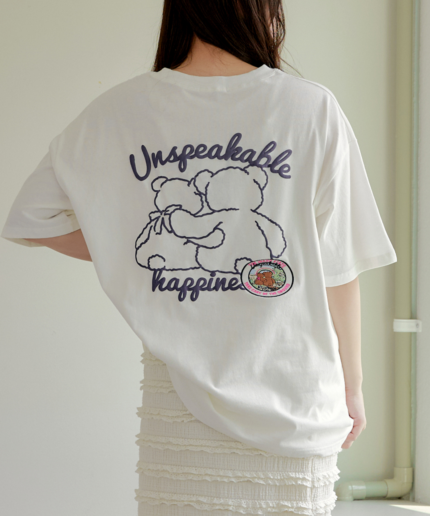 クーポン】仲良しクマT トップス Tシャツ 春(506005266