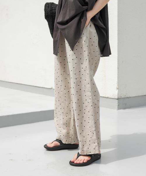 URBAN RESEARCH DOORS リネンドットイージーパンツ 楽天市場】【SALE／20%OFF】リネンドットイージーパンツ URBAN