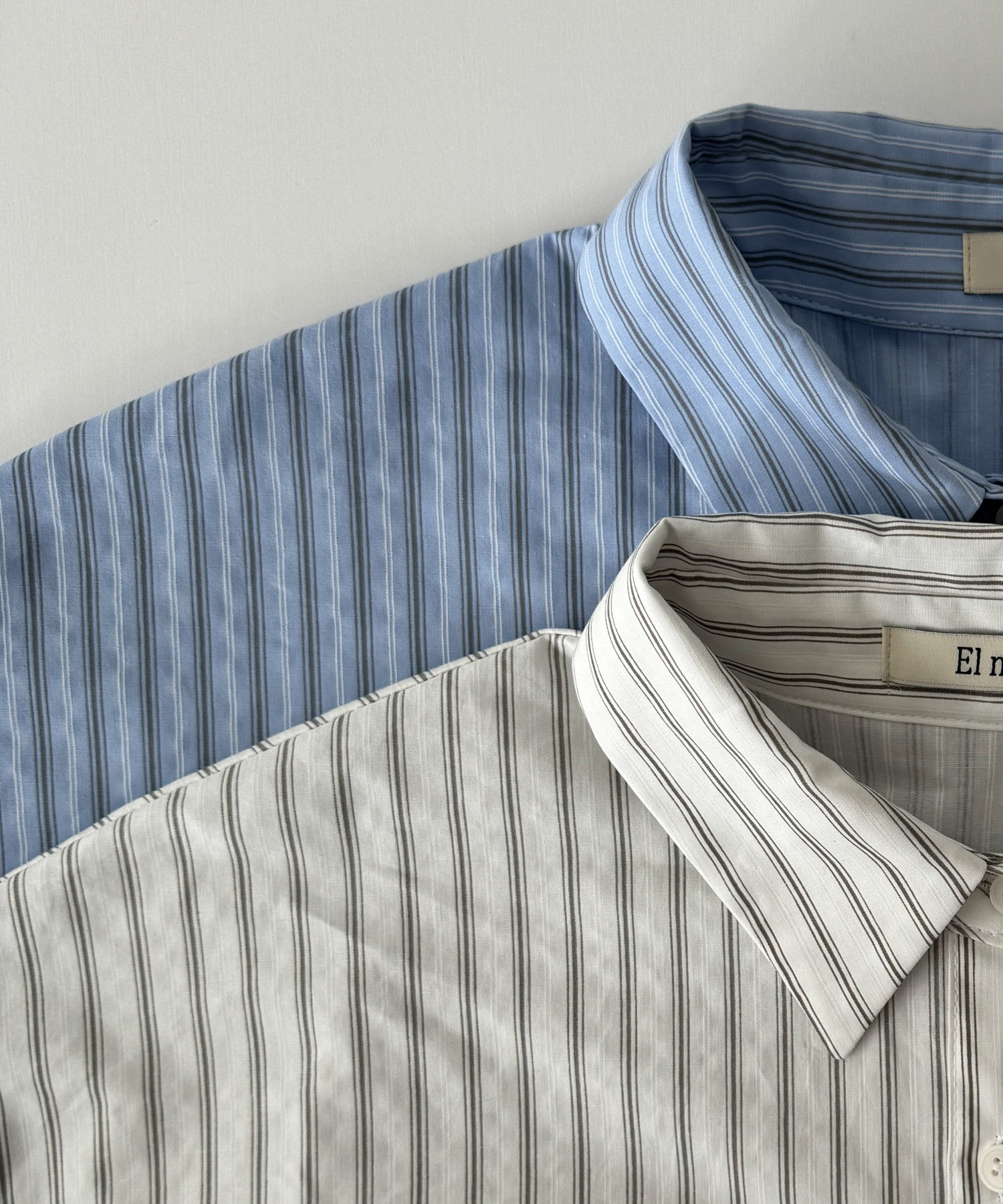 【美品】CANAL JEAN El mar(エルマール)ストライプシャツ クーポン】キャナルジーン CANAL JEAN El mar(エルマール