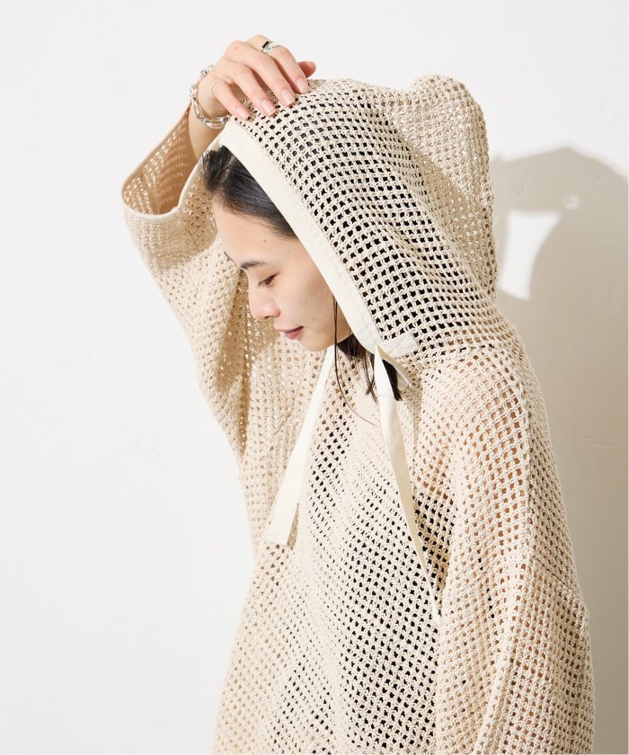 【人気】ARMY TWILL アーミーツイル メッシュフーディ　ナチュラル 楽天市場】ARMY TWILL アーミーツイル COTTON MESH HOODIE