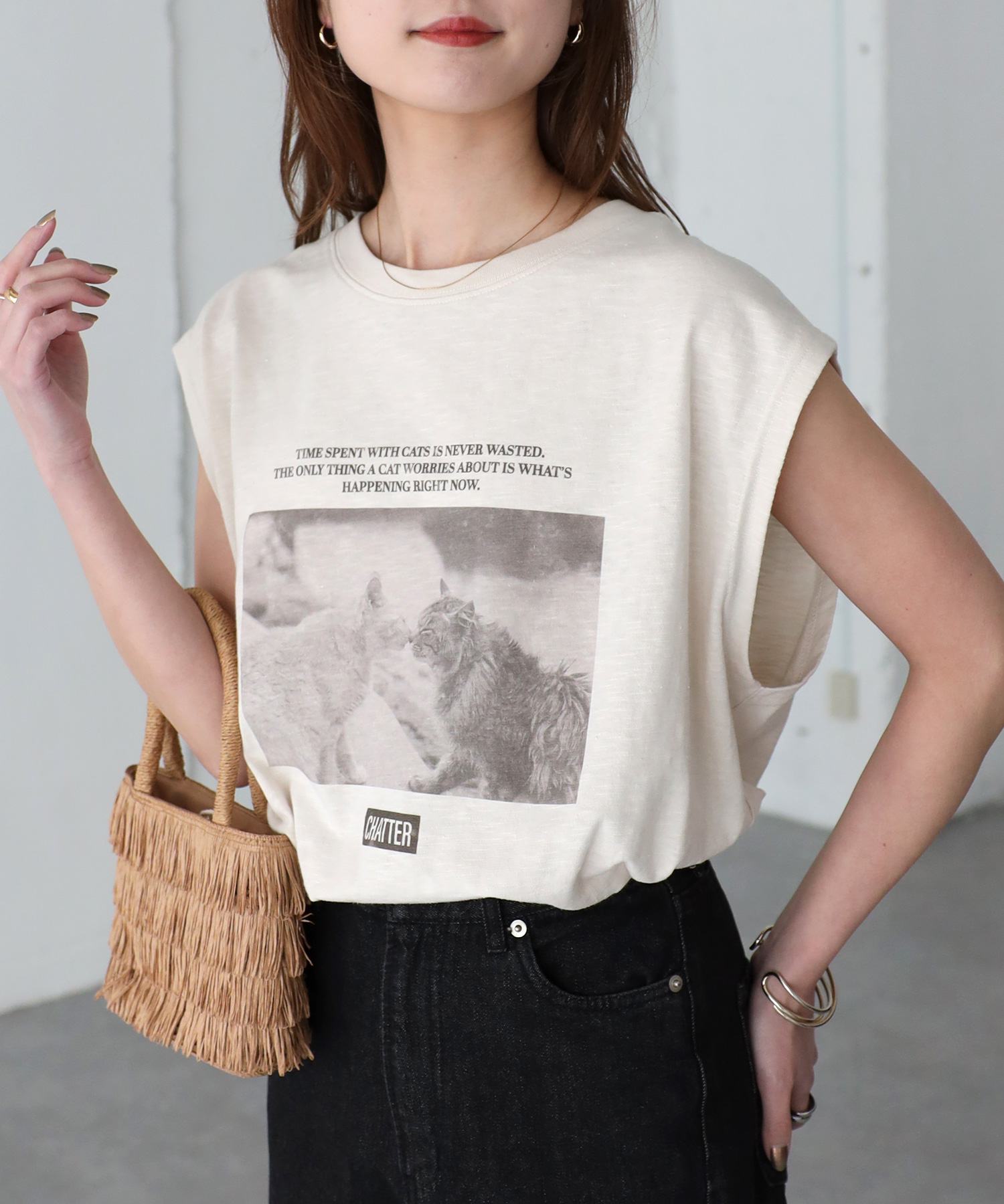 Plage ノースリーブロングサロペット ベージュ セール】Cut off