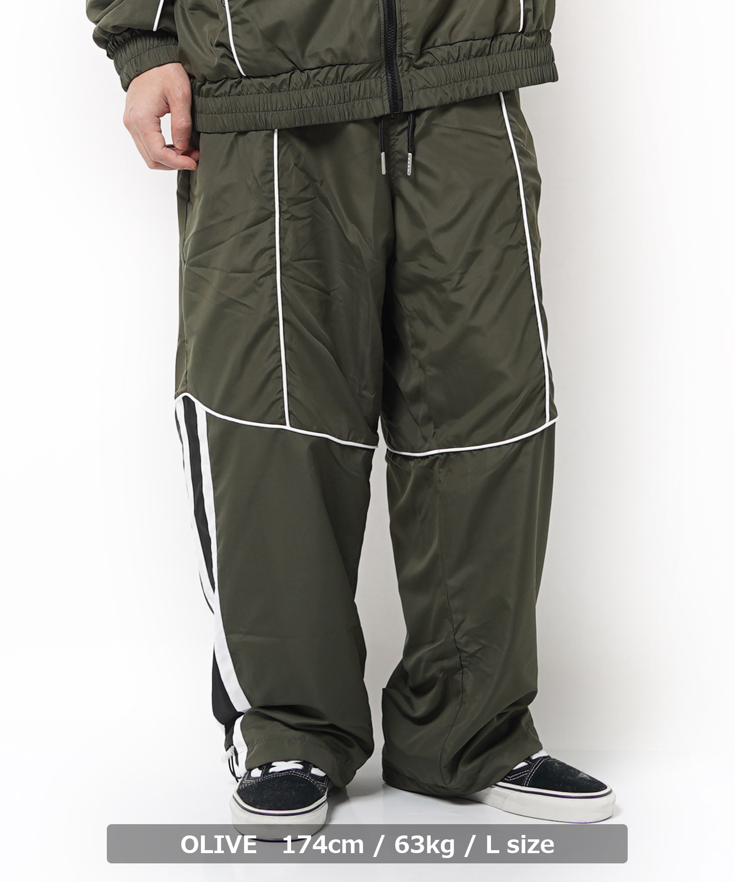 送料無料◆2025新品  セール】ワンフォークロージング 1111clothing ◇パイピング パンツ