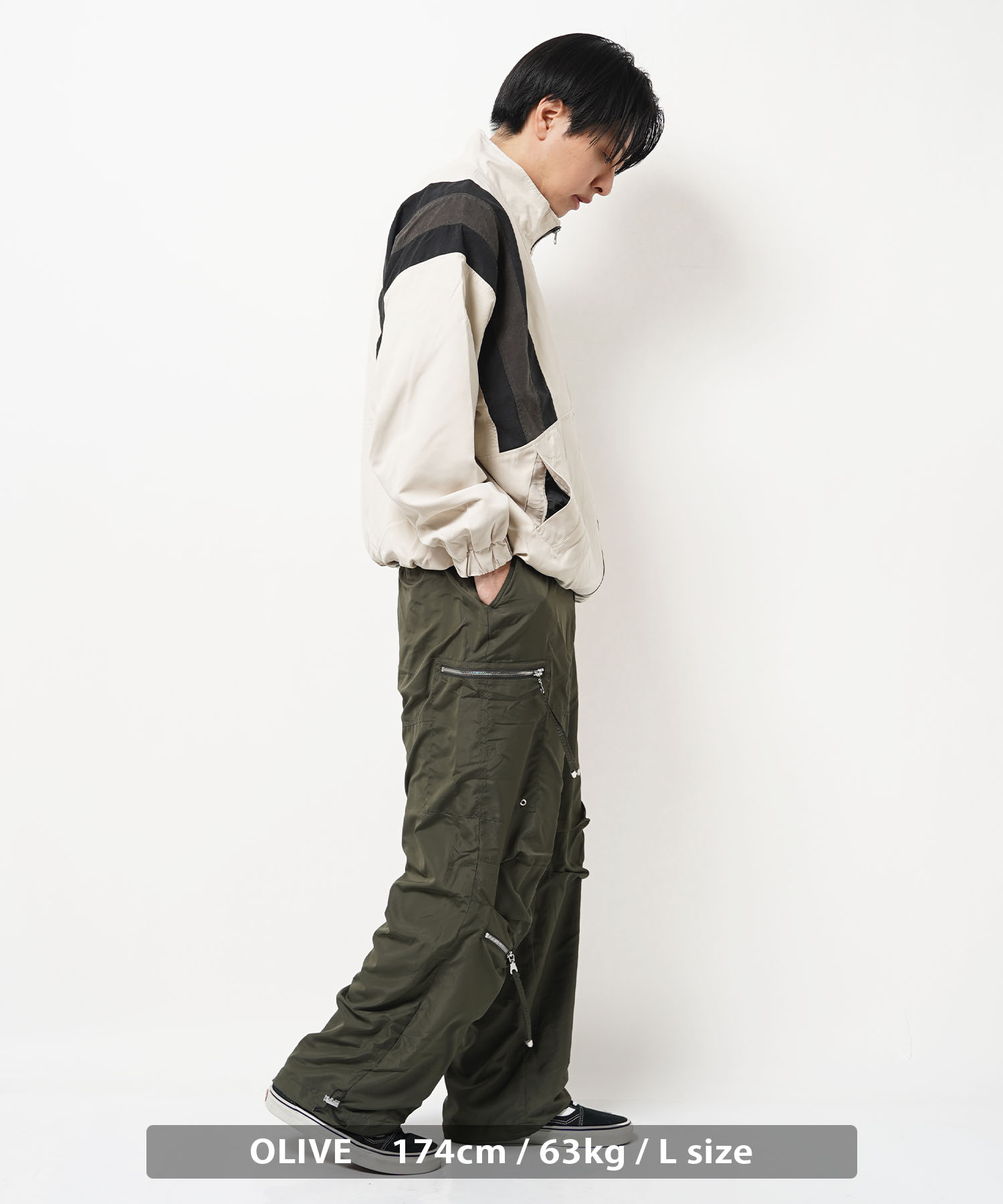 セール】ワンフォークロージング 1111clothing ◇ZIP使い ワイド セール】ワンフォークロージング 1111clothing ◇ZIP使い ワイド