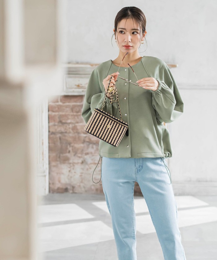 セール 30%OFF】ビッキー VICKY 【春アウター】ダンボール袖