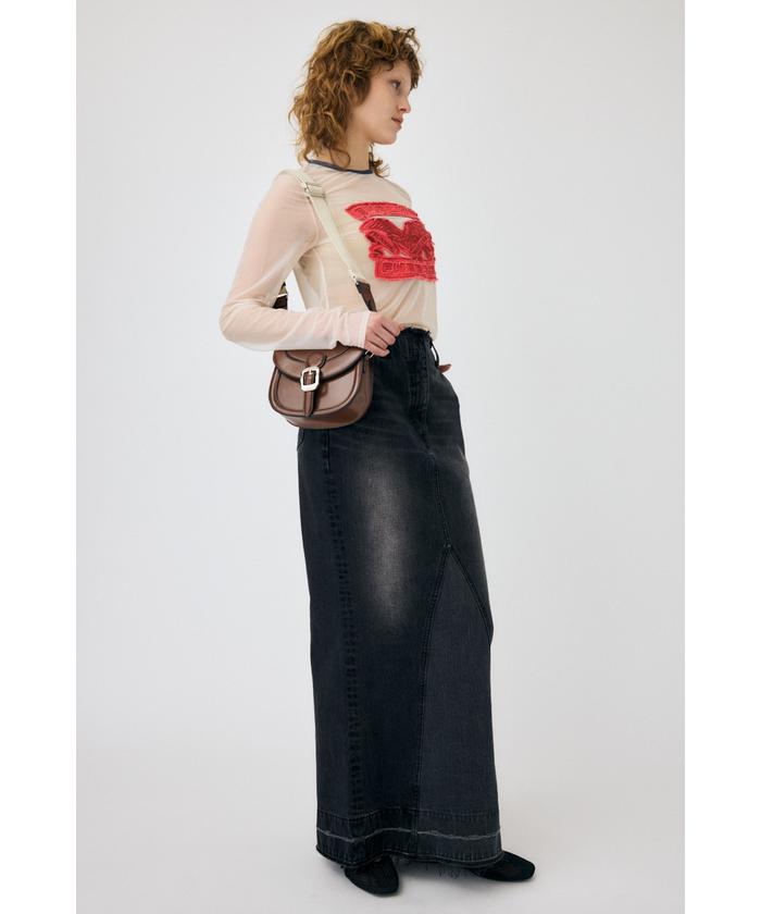 PATCHED SHEER LS Tシャツ(506015169) | マウジー(moussy) - d