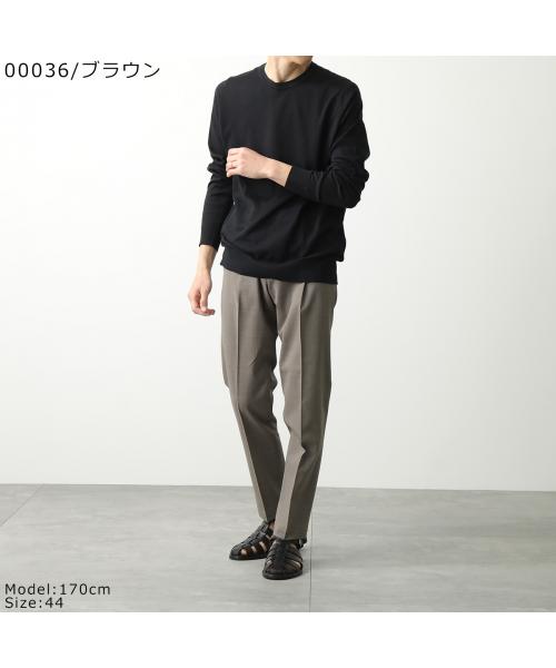 BRIGLIA ブラウンウールスラックス BRIGLIA ブラウンウールスラックス