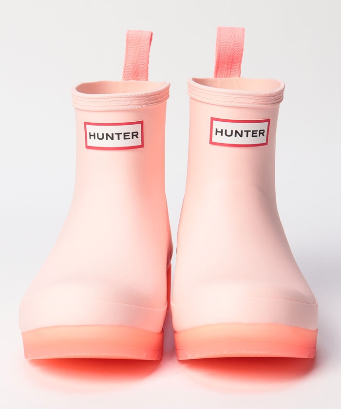 HUNTER ハンター レインブーツ ミドル丈 23cm オレンジ - メルカリ