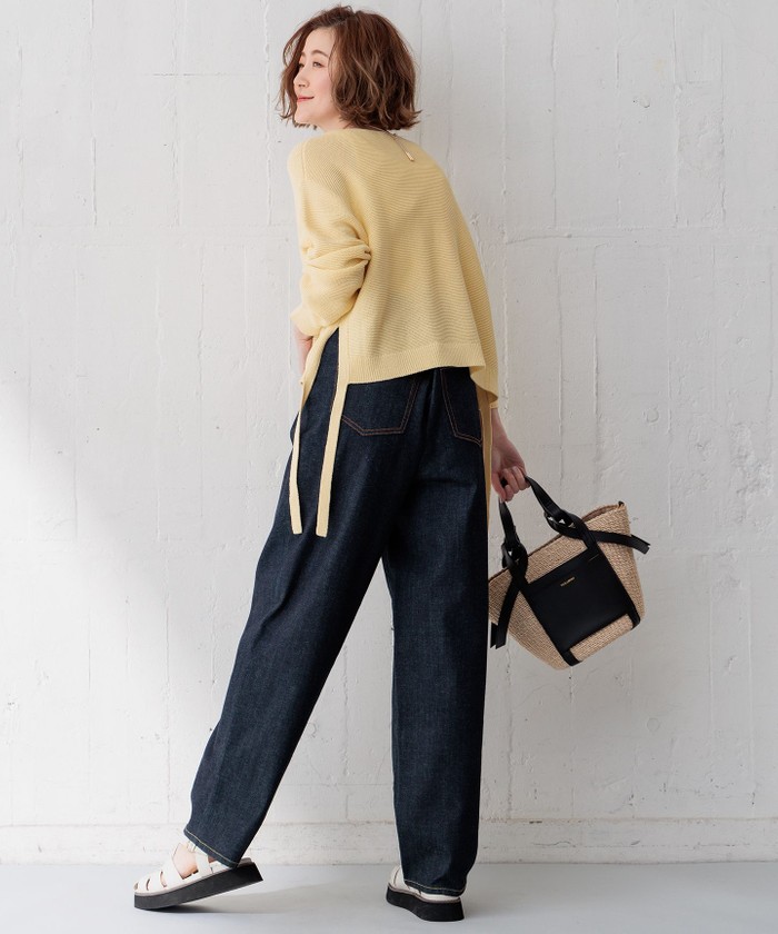 セール 30%OFF】【CLASSY.6月号掲載/洗える】23区DENIM コクーン
