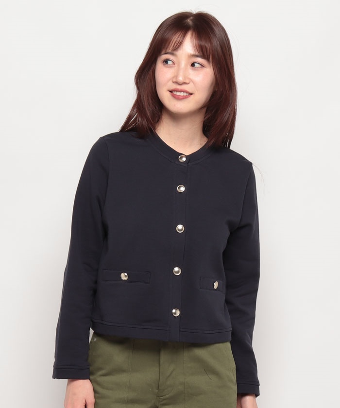 Boutique Joconde ゴールドカーディガン ゴールドボタン 未使用 Boutique Joconde ゴールドカーディガン ゴールドボタン 未使用