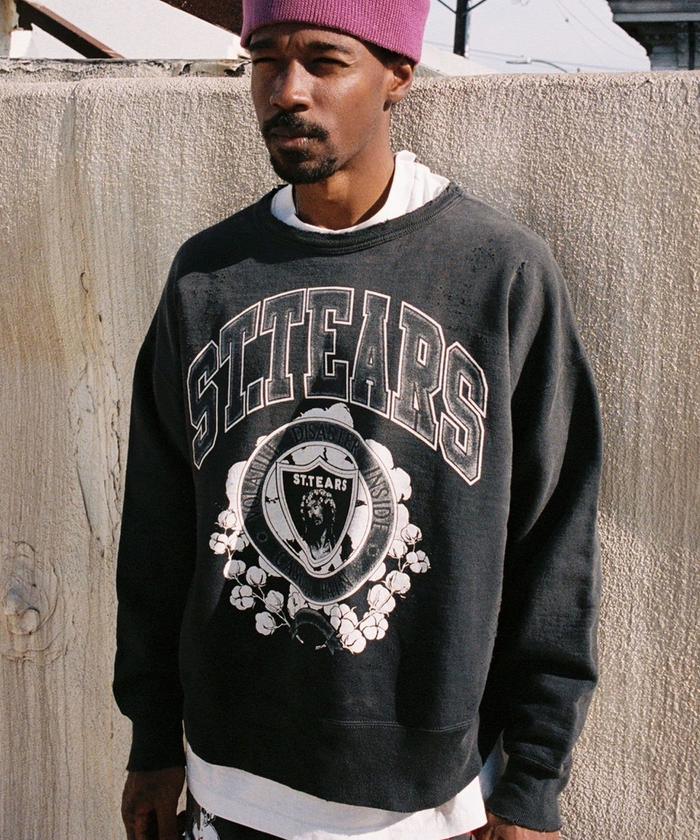 SAINT MICHAEL/セント マイケル×デニムティアーズ/CRW SWEAT/ST SAINT MICHAEL/セント マイケル×デニムティアーズ/CRW SWEAT/ST