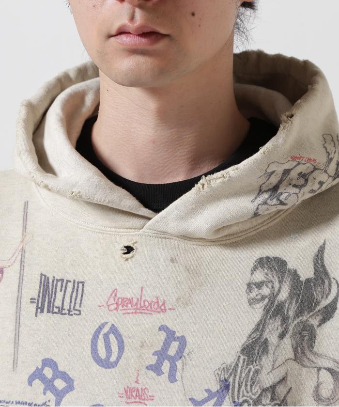 SAINT MICHAEL/セント マイケル×ボーンXレイズド/BR_HOODIE/LA SAINT MICHAEL/セント マイケル×ボーンXレイズド/BR_HOODIE/LA