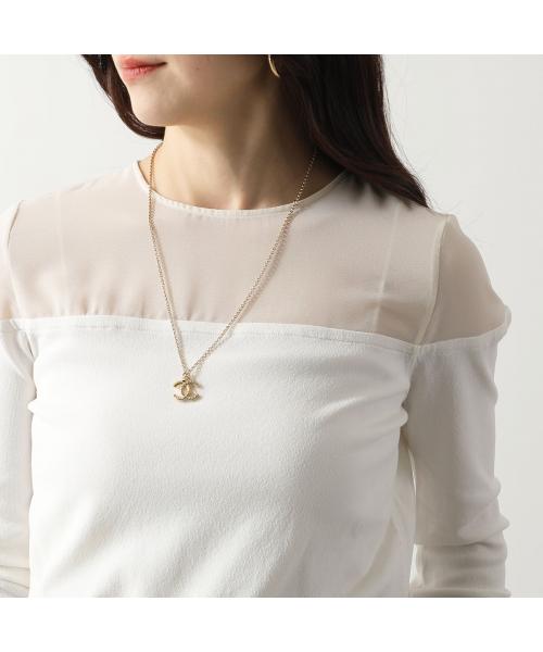 【胸元で輝く☆】CHANEL ネックレス ペンダント キラキラ華やか☆【CHANEL】CCロゴ ネックレス (CHANEL