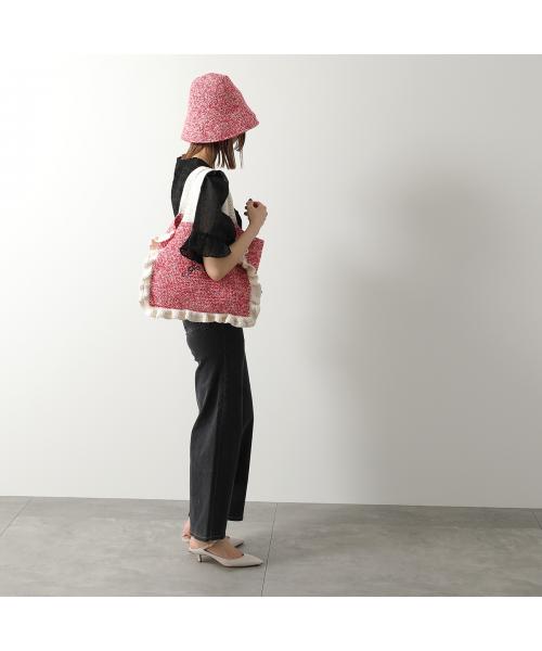 セール 22%OFF】GANNI トートバッグ Cotton Crochet Frill Tote