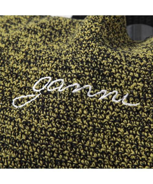 [GANNI]コットン クロシェ フリル トートバッグ/全国送料無料 セール 22%OFF】GANNI トートバッグ Cotton Crochet Frill Tote