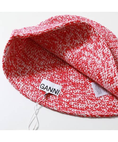 セール】ガニー GANNI GANNI バケットハット Cotton Crochet