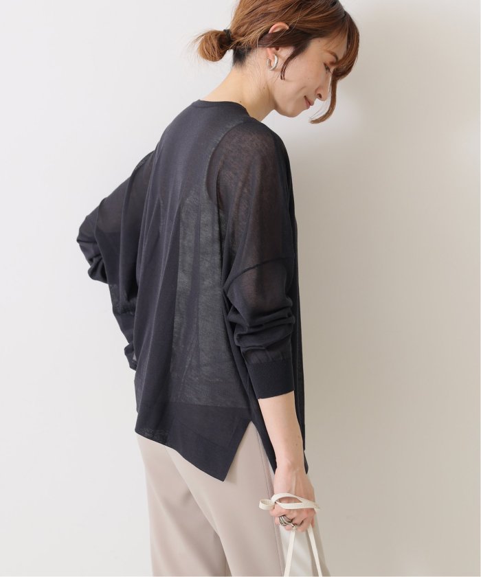 新品タグ付Spick and Span2wayウォッシャブル シアーカーディガン Spick & Span（スピックアンドスパン）の「2way ウォッシャブル