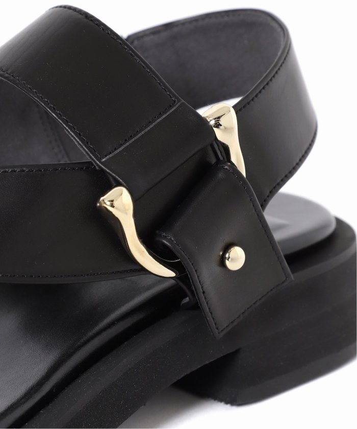 美品 ルタロン GRISE レザー トングサンダル Lサイズ シルバー 美品 ルタロン GRISE レザー トングサンダル Lサイズ シルバー