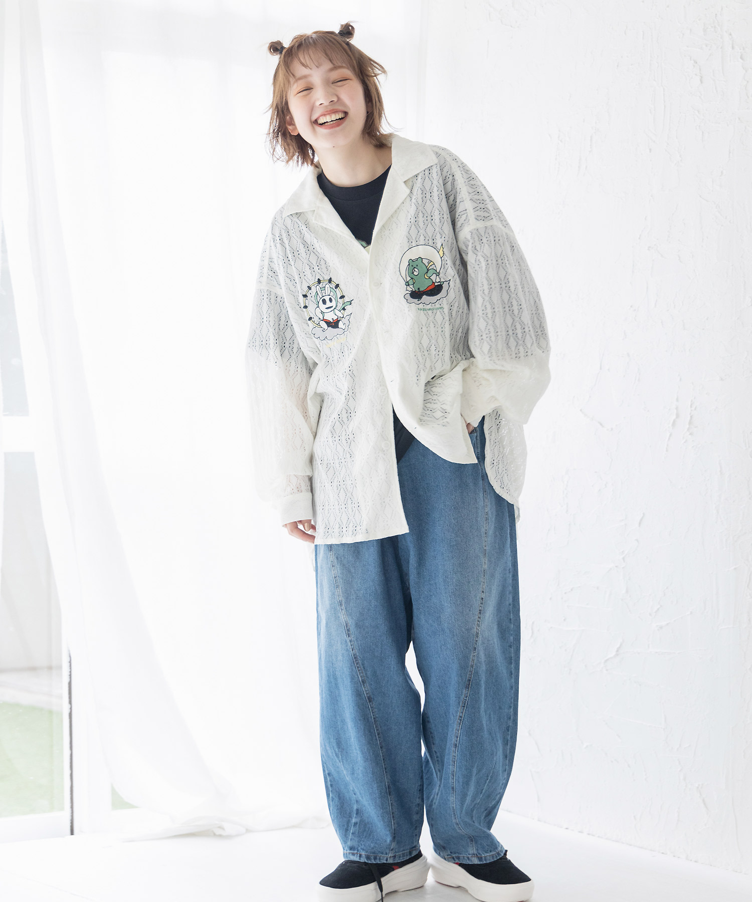 クーポン】【セール 50%OFF】電気うさぎと風のクマ刺繍 クーポン】【セール 50%OFF】電気うさぎと風のクマ刺繍