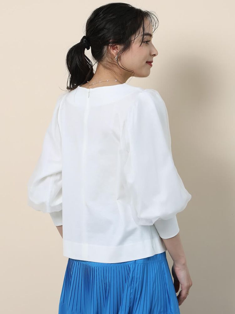 ヤマダヤ　スコットクラブ　FENNEL オーガンジースリーブプルオーバー 2476254437.jpg?1736246991