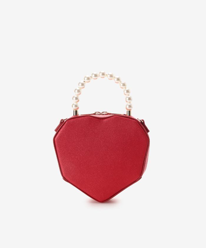 セール 50%OFF】ハートパールショルダーバッグ(505890397