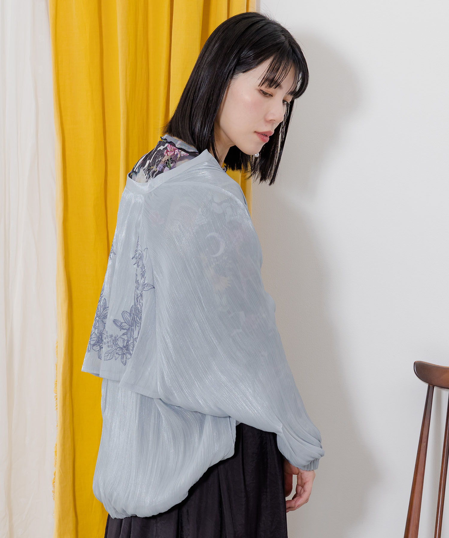 クーポン】【セール 60%OFF】スカラー ScoLar 蝶花刺繍