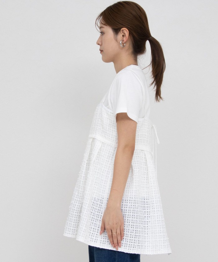 KASANE REVERSIBLE TASUKI TOTE(FREE IVORY): LASTFRAME: WOMENS