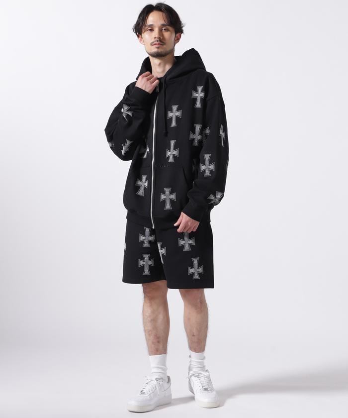 売れ筋商品|||イーブン アンド オド ニット&セーター レディース アウター Hoodie - black ニット 透かしトッパーカーディガン ブラック レディース(M