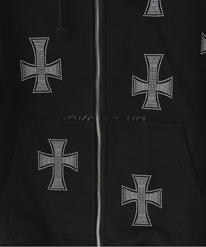 UNKNOWN LONDON/アンノウンロンドン/BLACK WHITE CROSS RS UNKNOWN LONDON/アンノウンロンドン/BLACK WHITE CROSS RS