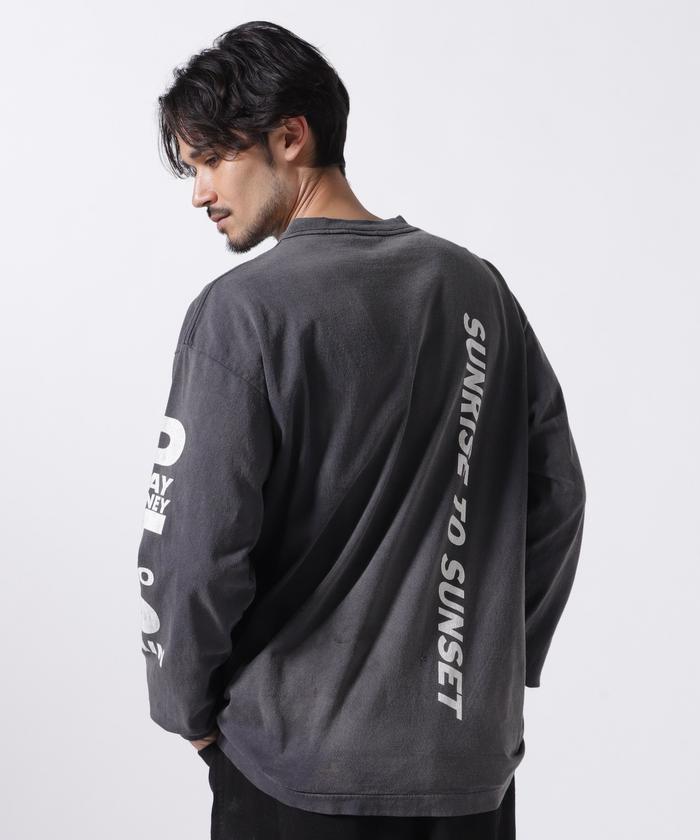 SAINT MICHAEL/セント マイケル×PTP/LS TEE/SR TO SS/BLK SAINT MICHAEL/セント マイケル×PTP/LS TEE/SR TO SS/BLK