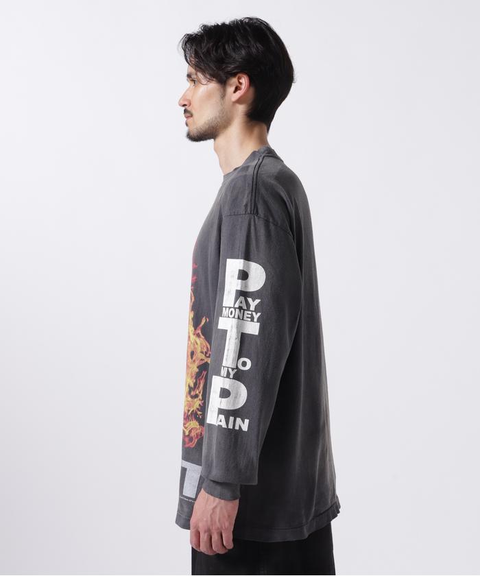 SAINT MICHAEL/セント マイケル×PTP/LS TEE/SR TO SS/BLK SAINT MICHAEL/セント マイケル×PTP/LS TEE/SR TO SS/BLK