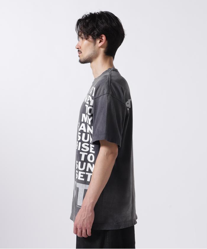 SAINT MICHAEL/セント マイケル×PTP/SS TEE/STAY REAL/BLK SAINT MICHAEL/セント マイケル×PTP/SS TEE/STAY REAL/BLK